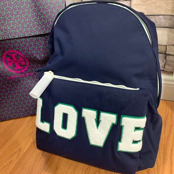 Tory Burch Handbags - Authentic Tory burch Nylon chenille Zip Backpack🌿